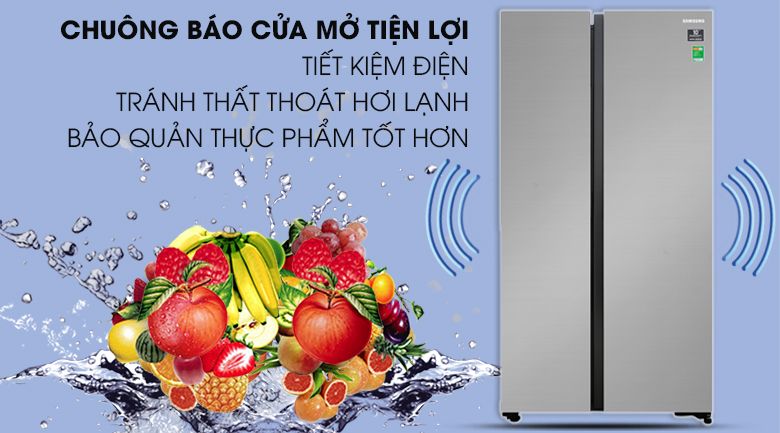 Khám phá tủ lạnh Samsung Side By Side RS62R5001M9/SV giá chỉ 16 350 000đ