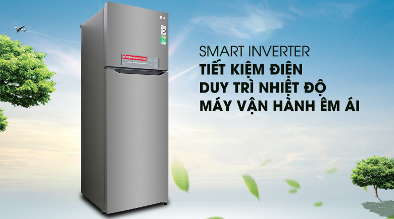 Đánh giá chiếc tủ lạnh LG inverter GN-M315PS 315 Lít