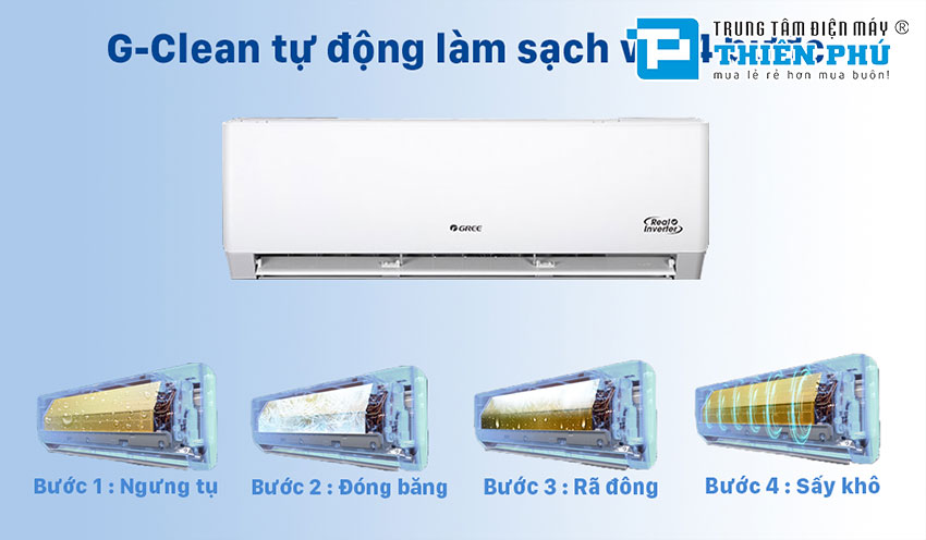 6 Tính năng cực hữu ích trên điều hòa Gree 2 chiều GWH18PD-K6D1P4