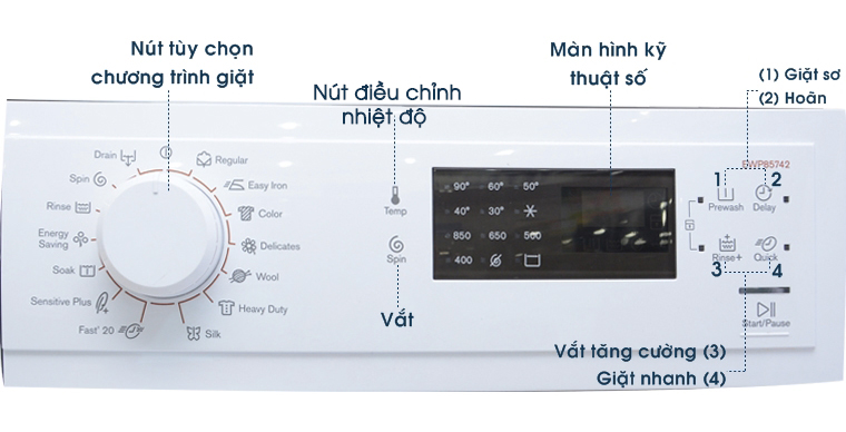Hướng dẫn sử dụng máy giặt Electrolux EWF12942 9 kg