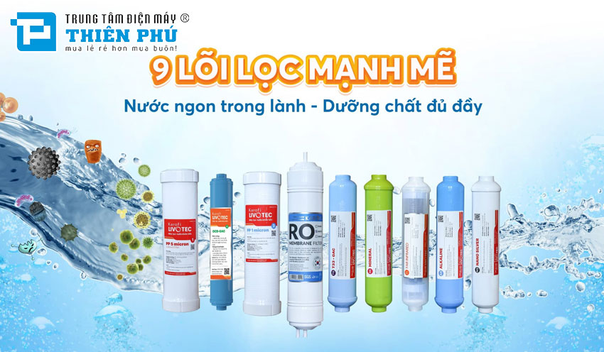 Máy Lọc Nước Karofi Livotec 510 9 Lõi