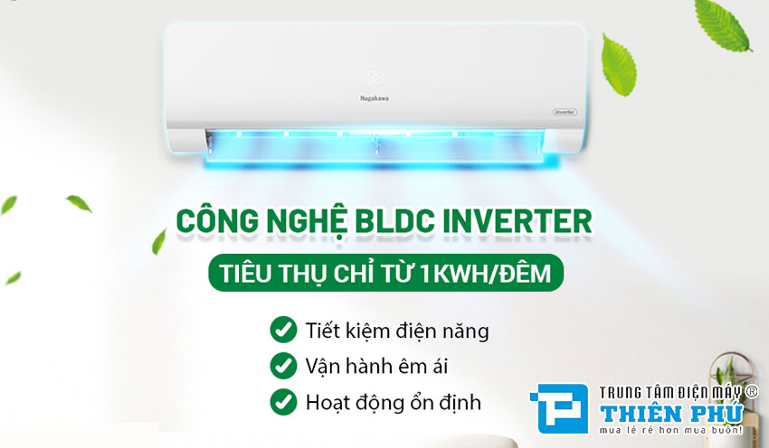 Điều Hòa Nagakawa 9000Btu 2 Chiều Inverter NIS-A09R2H10