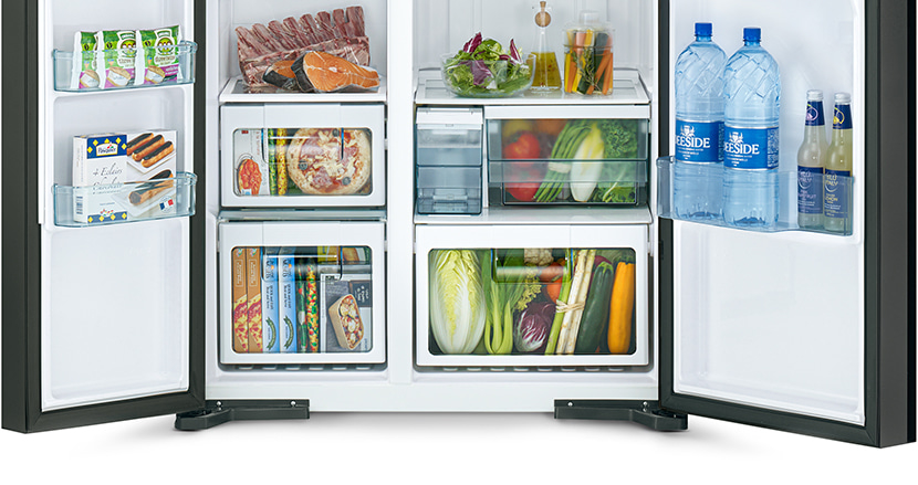 Bạn nên chọn chiếc tủ lạnh Hitachi Side By Side R-S800PGV0(GBK) 595 lít