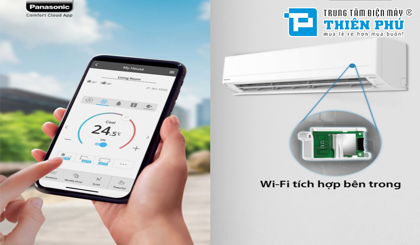 Điều hòa Panasonic 1 chiều 9000btu CU/CS-WPU9XKH-8 có những điểm nổi bật nào đáng chú ý?