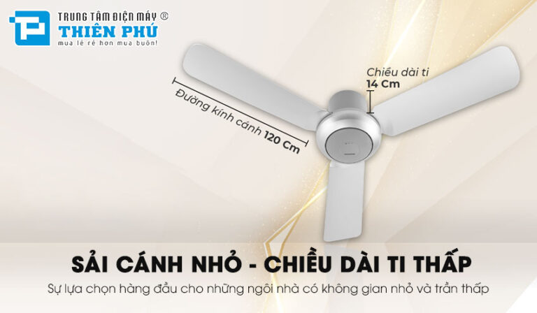 Quạt trần Panasonic 3 cánh F-48CZL đang là giải pháp làm mát hoàn hảo cho ngôi nhà của bạn