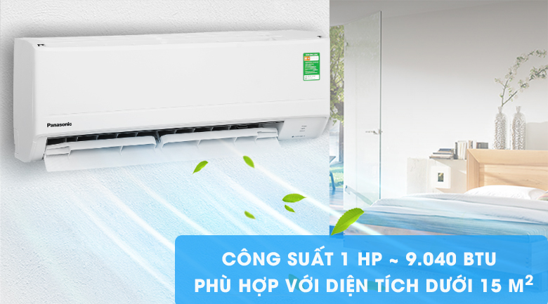 Điều hòa Panasonic 9000btu 1 chiều CU/CS-N9AKH-8 - Lựa chọn mới cho phòng dưới 15 m2