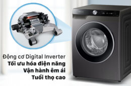Có nên mua máy giặt Samsung inverter WW10T634DLX/SV cho gia đình hay không?