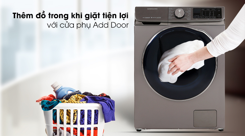 máy giặt sấy Samsung  WD10N64FR2X/SV 10.5Kg