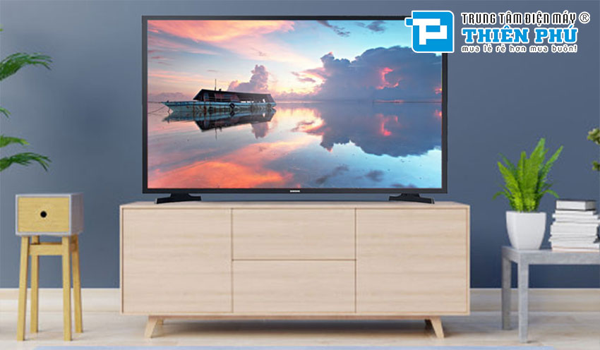 Chiếc tivi màn hình nhỏ Smart Tivi Samsung UA32T4300AKXXV sang trọng hiện đại