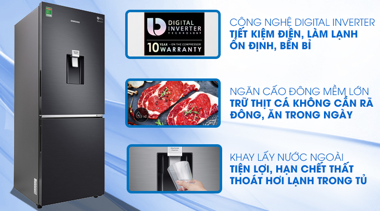 Vì sao tủ lạnh Samsung RB27N4180B1/SV lại được nhiều người lựa chọn?