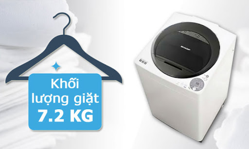 Tìm hiểu chức năng máy giặt Sharp ES-U72GV-G 7,2 Kg