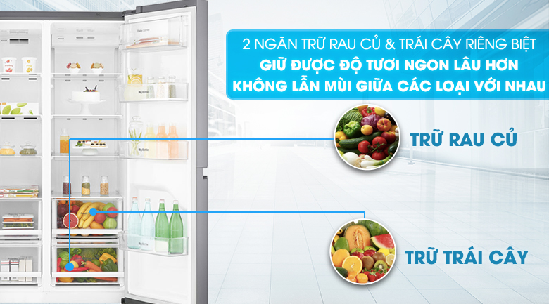 Một số chế độ có trong tủ lạnh LG GR-B247JS model 2021