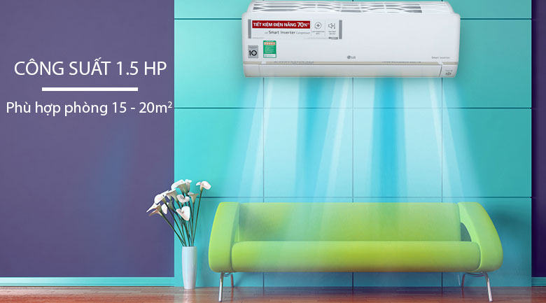 Điều hòa LG Inverter V13APR 12000Btu 1 Chiều