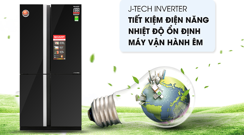 Tủ lạnh Sharp inverter side by side SJ-FX688VG-BK 605 lít thu hút người dùng