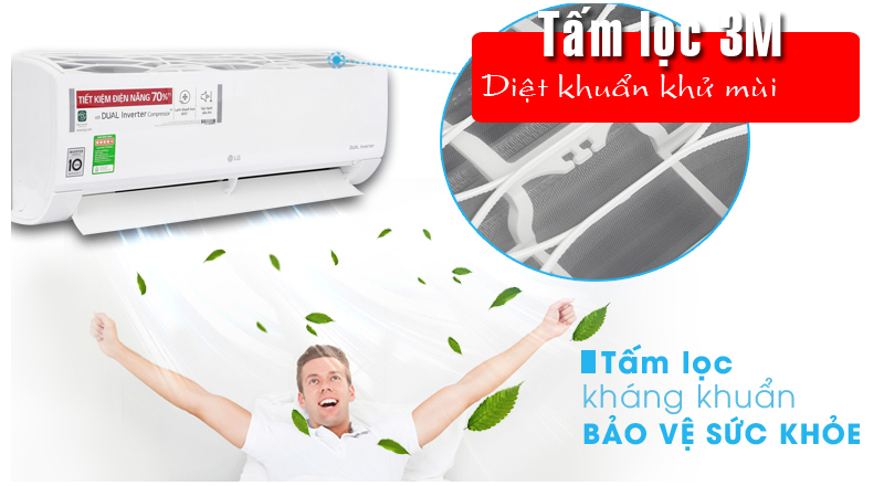 Tìm hiểu về tính năng làm lạnh, tiết kiệm điện của điều hòa LG