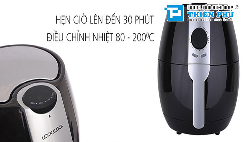 Nồi Chiên Không Dầu Lock&Lock ECF-302R 3,2L