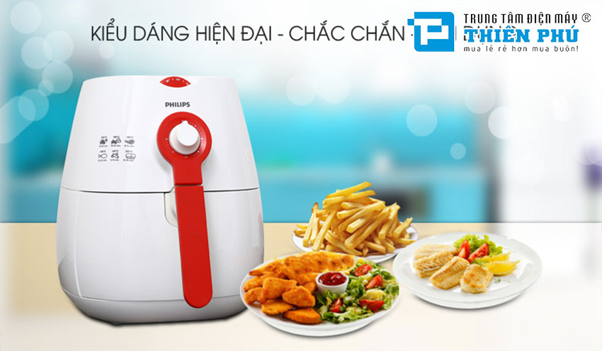 Nồi Chiên Không Dầu Philips HD9217 1,8L