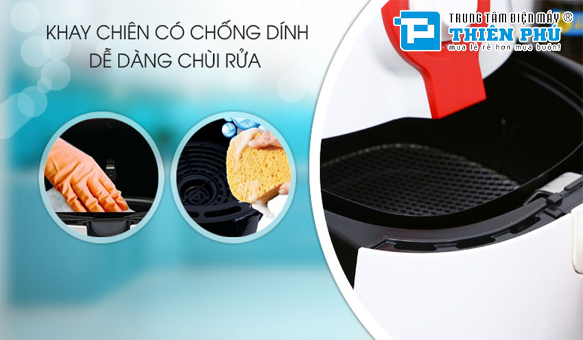 Nồi Chiên Không Dầu Philips HD9217 1,8L