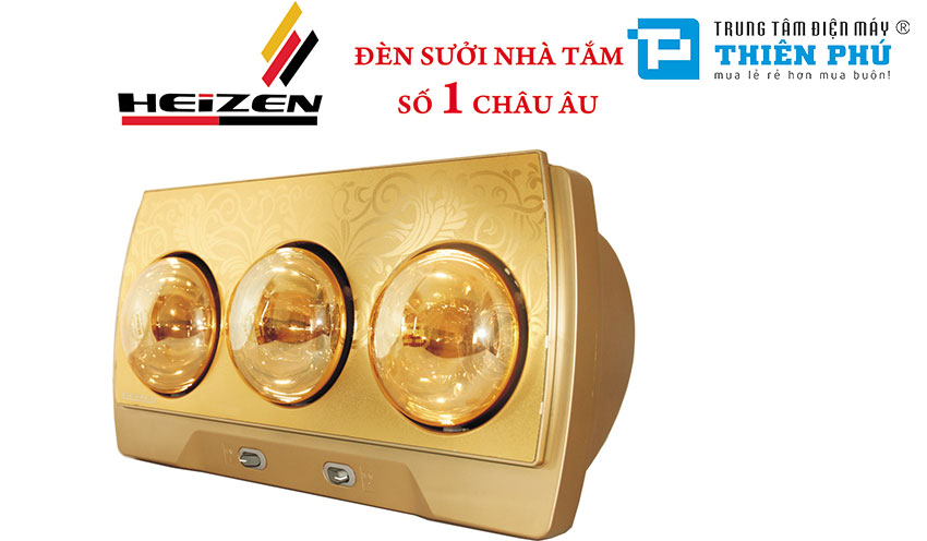 Đèn sưởi nhà tắm Heizen 3 bóng HE-3B