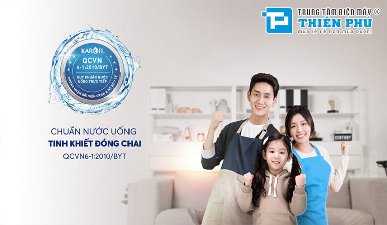 Máy lọc nước Karofi KAQ-U05 Pro 10 lõi cho nguồn nước sạch, cuộc sống nâng cao