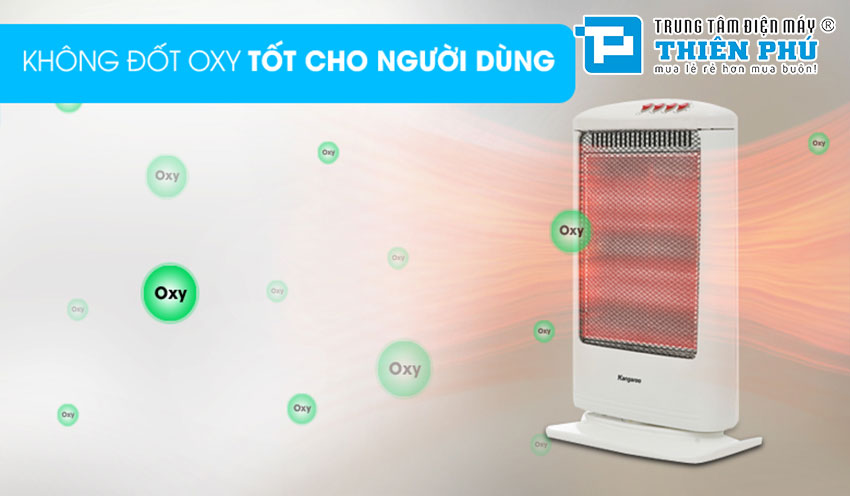 Quạt Sưởi Halogen Kangaroo KG1012C