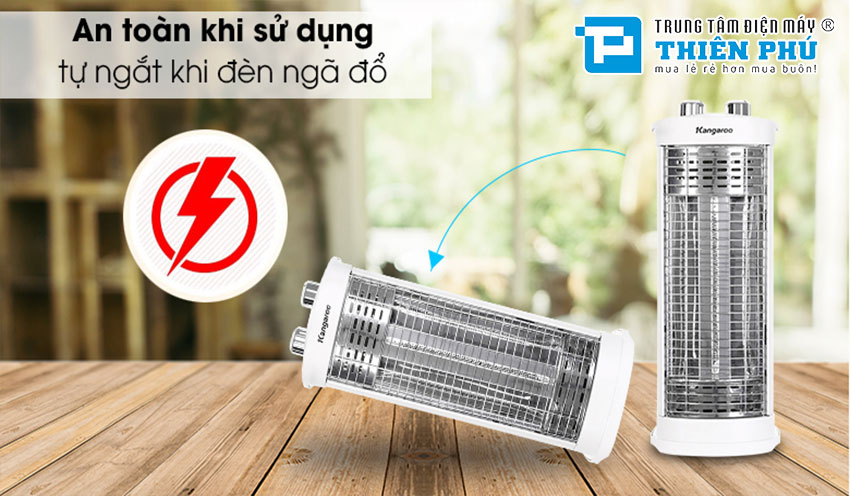 Quạt Sưởi Halogen Kangaroo KG1026C