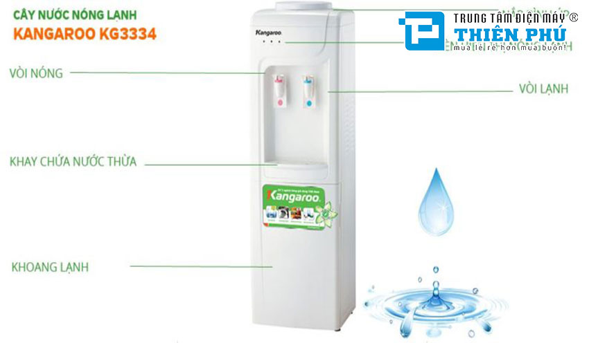 Cây Nước Nóng Lạnh Kangaroo KG3334