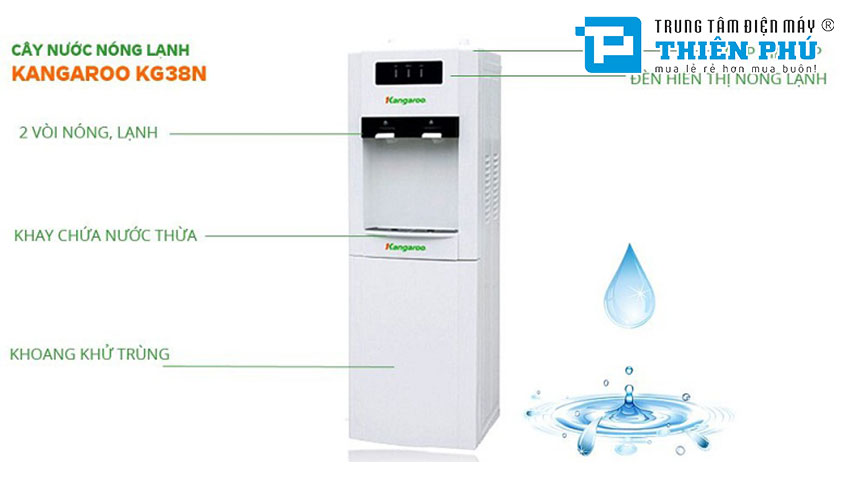 Cây Nước Nóng Lạnh Kangaroo KG38N