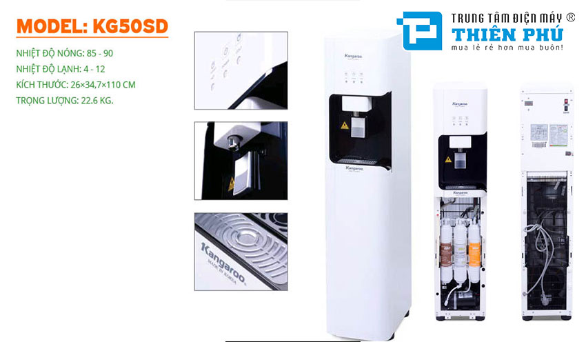 Cây Nước Nóng Lạnh Kangaroo KG50SD