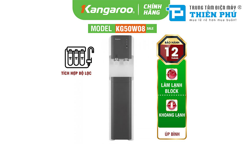 Cây Nước Nóng Lạnh Kangaroo KG50W08-Korea