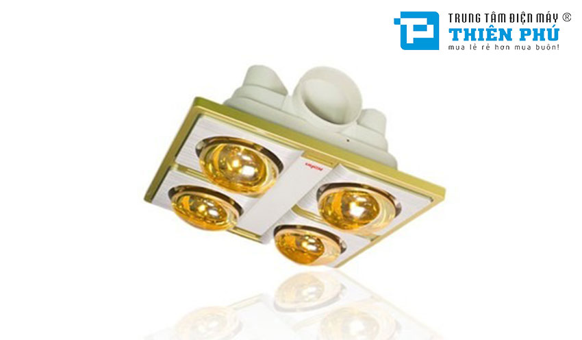 Đèn Sưởi Nhà Tắm Braun KN04G 4 Bóng Âm Trần