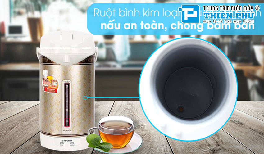 Bình Thủy Điện Sharp KP-30STV 2.9 Lít