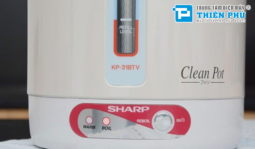 Bình Thuỷ Điện Sharp 2.8 Lít KP-31BTV