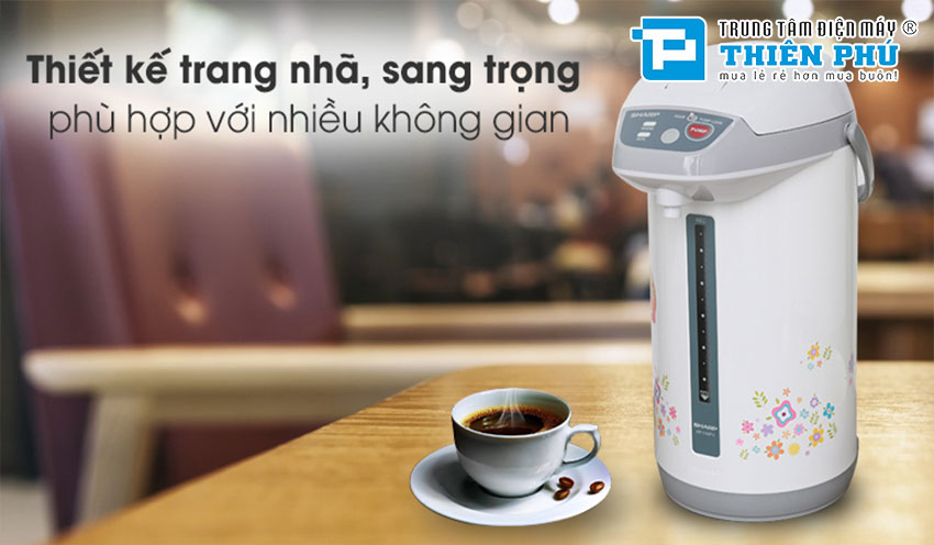 Bình Thủy Điện Sharp KP-Y40PV-CU 4 Lít