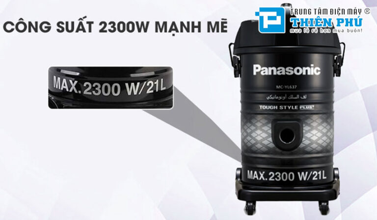 Sự khác biệt khi sử dụng máy hút bụi công nghiệp Panasonic MC-YL637SN49