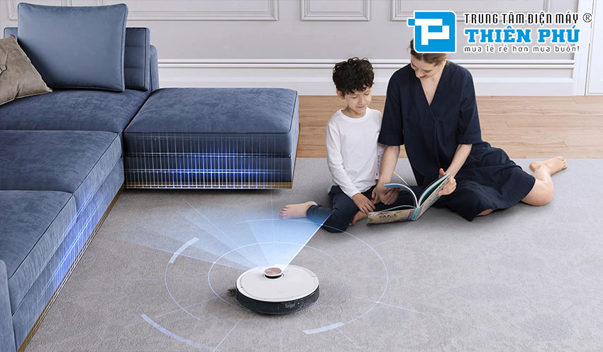 Robot Hút Bụi Lau Nhà Ecovacs Deebot OZMO T8