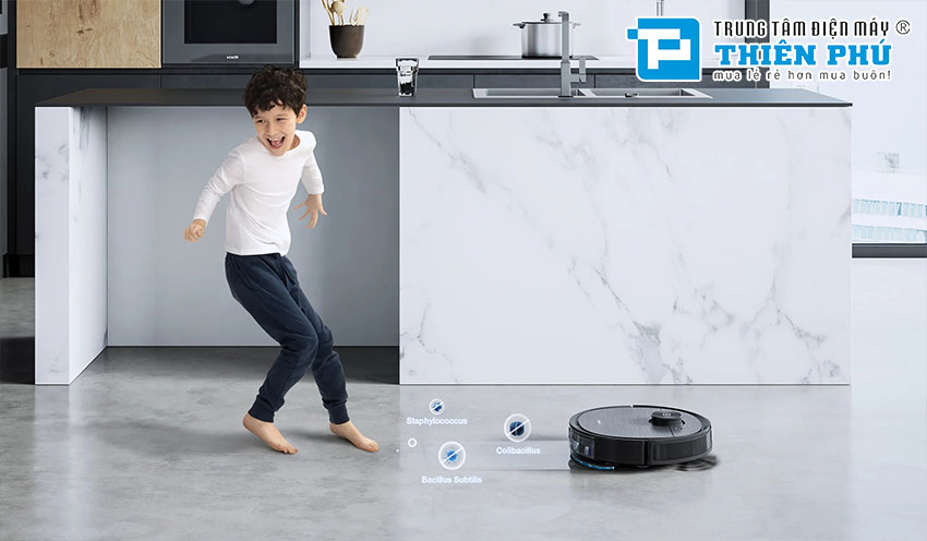 Robot Hút Bụi Lau Nhà Ecovacs Deebot OZMO T8 AIVI	