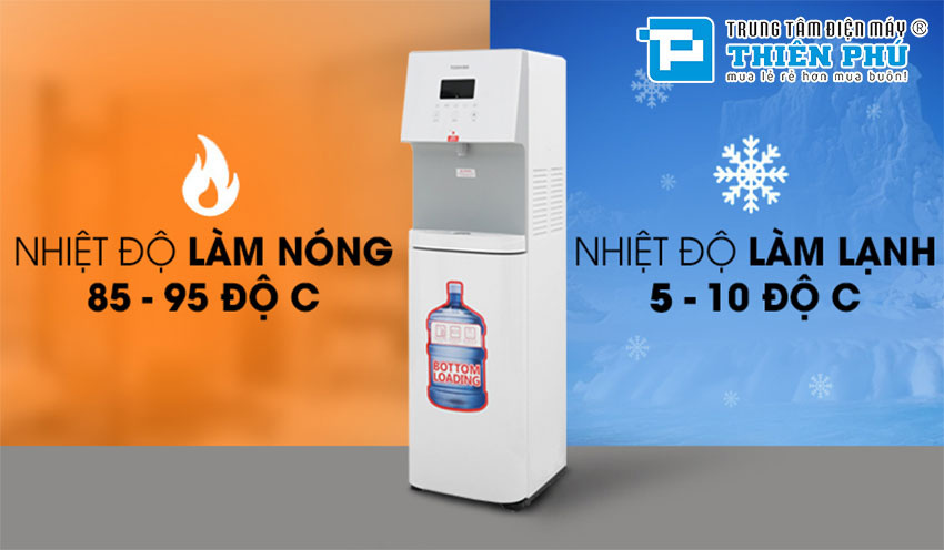 Cây nước nóng lạnh Toshiba hiện đang được nhiều khách hàng lựa chọn và tin dùng bởi sản phẩm được sở hữu thiết kế đẹp mắt, hiện đại cũng như nhiều tính năng nổi bật và giá thành hợp lý, Hãy cùng nhau đọc bài viết dưới đây để tìm hiểu thêm về sản phẩm này nhé.