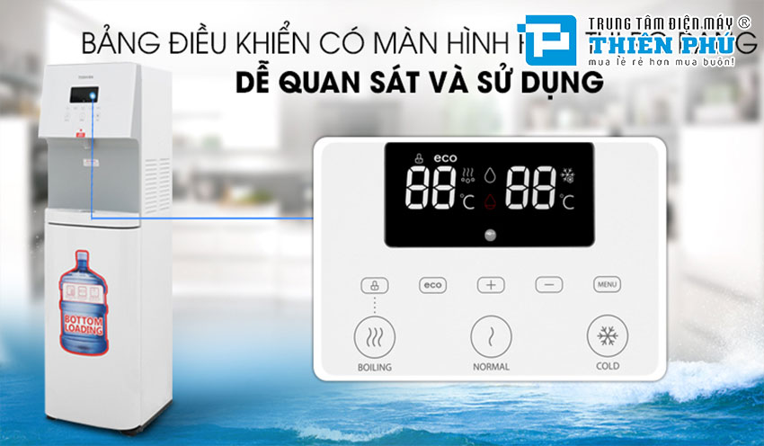 Cây Nước Nóng Lạnh Toshiba RWF-W1830BV (W)