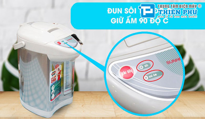 Bình Thủy Điện Sunhouse SHD1533 3.3 Lít