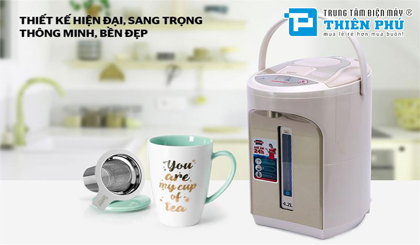 Bình Thủy Điện Sunhouse SHD1542 4.2 Lít