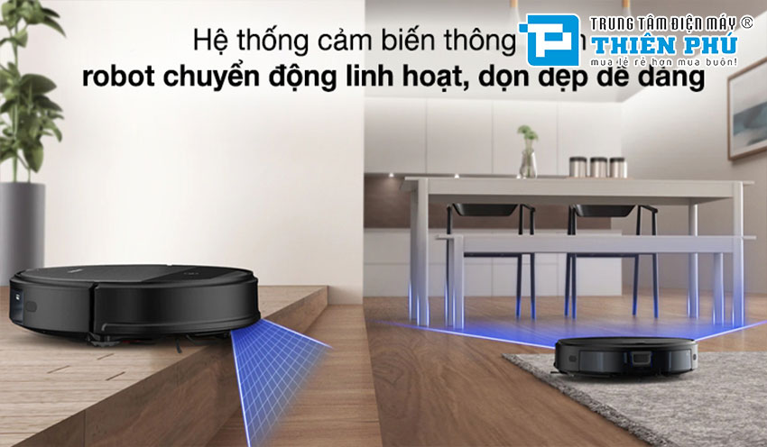 Nếu bạn chán ngấy việc nhà, robot hút bụi lau nhà Samsung VR05R5050WK/SV sẽ là giải pháp cực hiệu quả