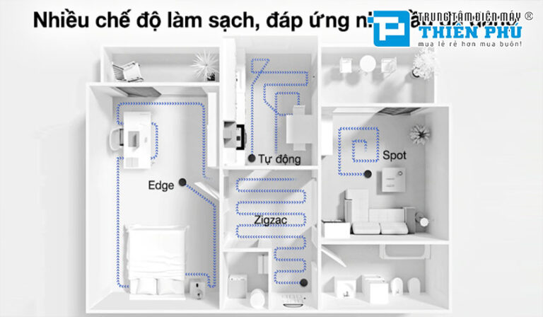 Robot hút bụi Samsung VR05R5050WK/SV cho không gian ngồi nhà gọn gàng và sạch sẽ hơn