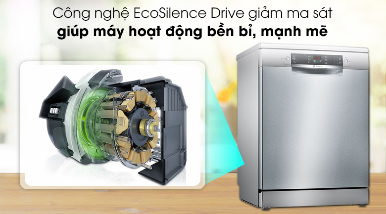 Máy Rửa Bát Bosch SMS46MI01G 12 Bộ Serie 4 hiện đại mạnh mẽ