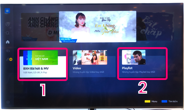 Hướng dẫn sử dụng ứng dụng Nhạc của tui trên Smart tivi LG hệ điều hành Netcast