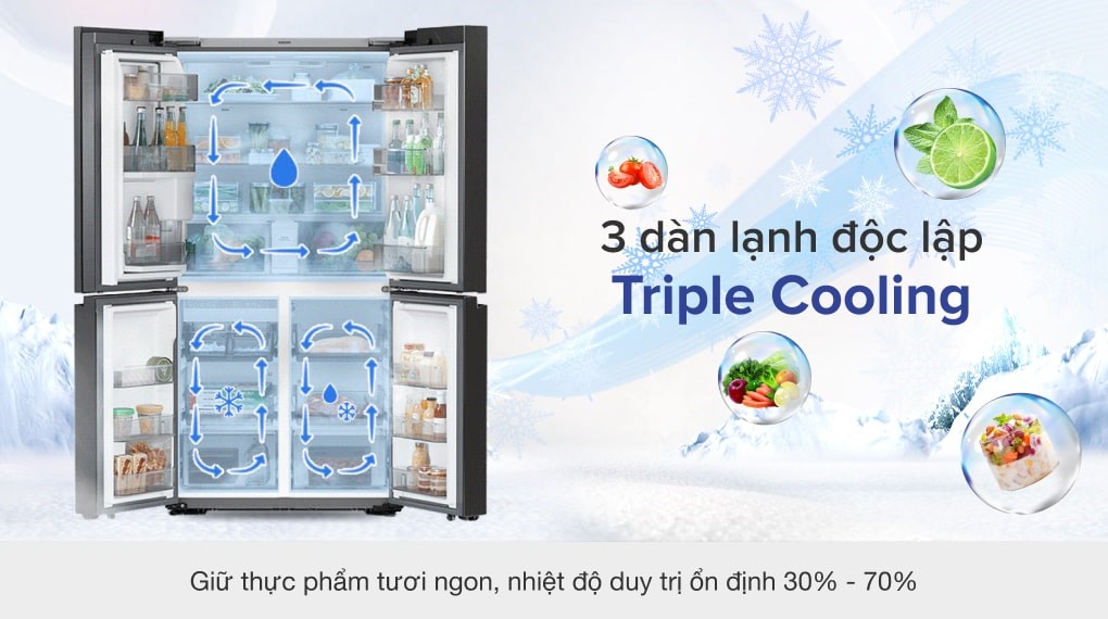 Giới thiệu tủ lạnh Samsung RF60A91R177/SV, tủ lạnh cao cấp năm 2022