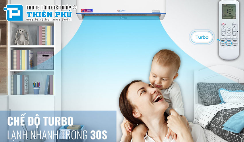 Điều Hòa Dairry 24000Btu 1 Chiều Inverter I-DR24UVC