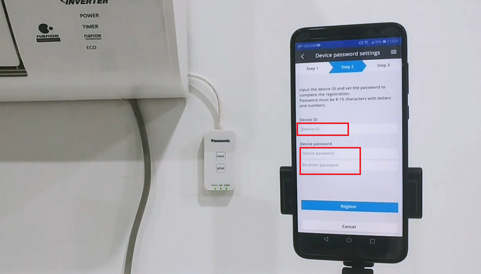 Hướng dẫn cách kết nối điện thoại với điều hòa Panasonic