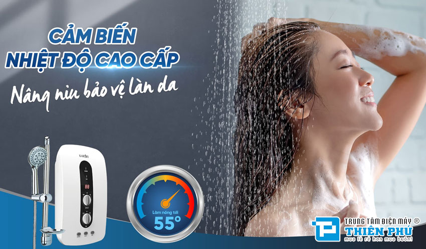 Bình Nóng Lạnh Trực Tiếp Karofi KBO-I450