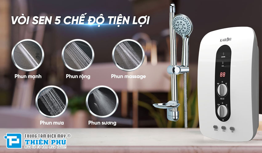 Bình Nóng Lạnh Trực Tiếp Karofi KBO-I450